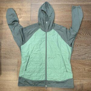 Brand new! Icebreaker Men's Merino Blend Quantum Hybrid Long Sleeve Zip Hoodie